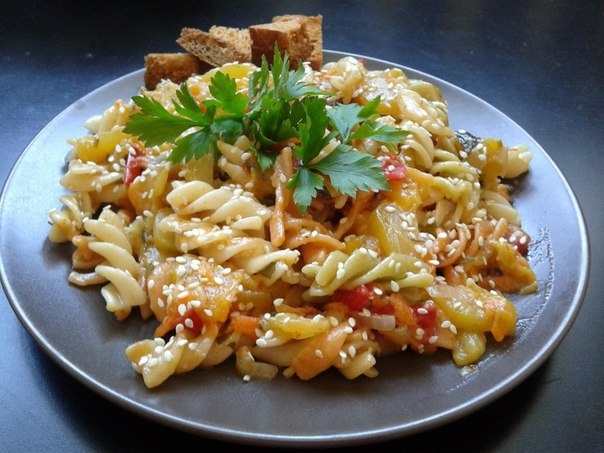 &bull;Осенняя паста с овощами&bull;