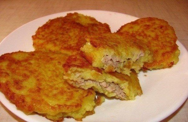 Деруны с мясом Деруны с мясом
