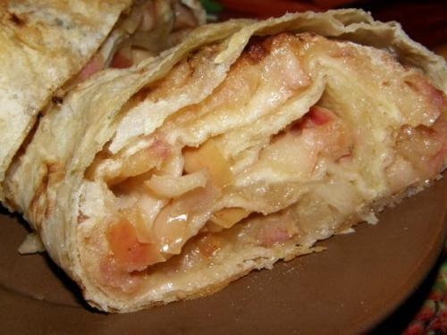 Лаваш с яблоком и творогом: правильный перекус! Лаваш с яблоком и творогом: правильный перекус!