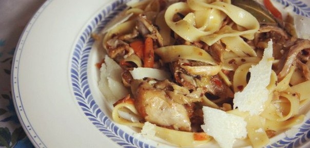 &bull;Папарделле с острым рагу из курицы&bull;