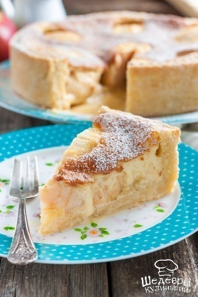ЯБЛОЧНЫЙ ПИРОГ С ЗАЛИВКОЙ ЯБЛОЧНЫЙ ПИРОГ С ЗАЛИВКОЙ
