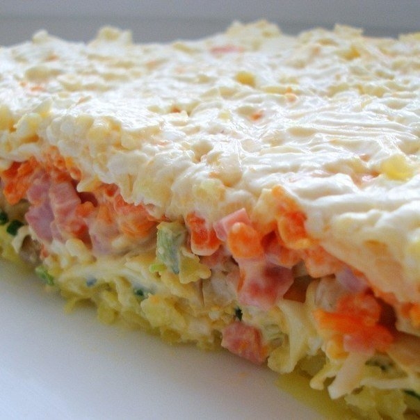 ОЧЕНЬ ВКУСНЫЙ СЛОЕНЫЙ САЛАТИК ОЧЕНЬ ВКУСНЫЙ СЛОЕНЫЙ САЛАТИК