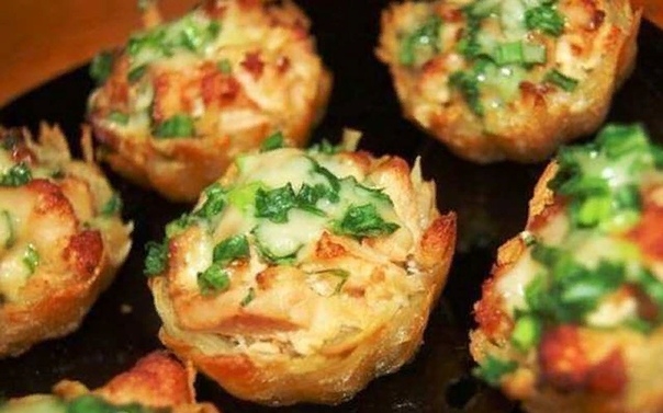 Картофельные корзиночки с курочкой