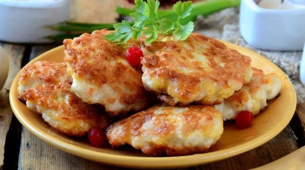 Куриные котлетки с сыром на скорую руку.