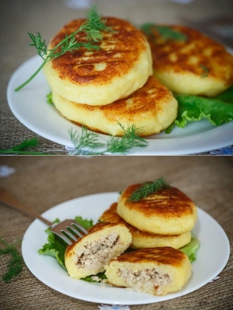 Зразы из картофеля с фаршем