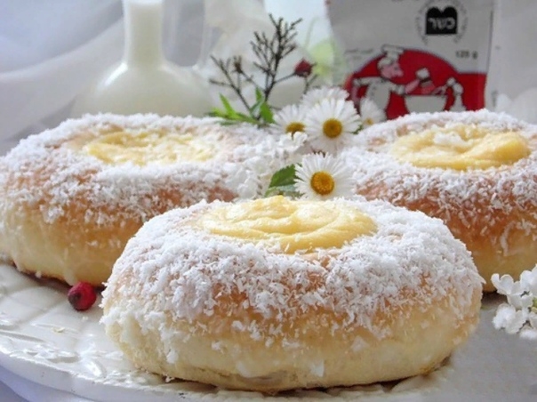 Отличный рецепт булочек с вкусным заварным кремом