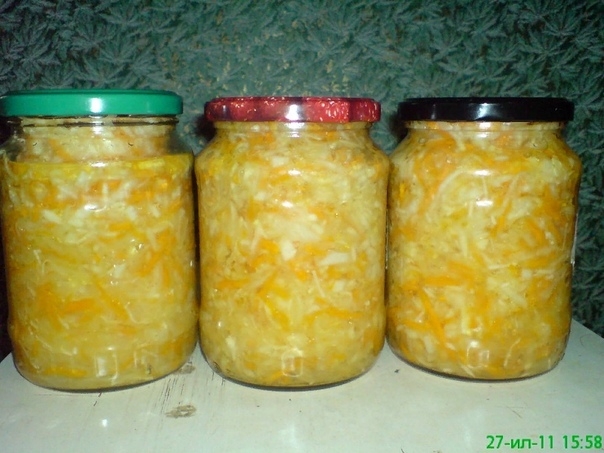 Закуска из кабачков на зиму
