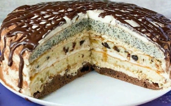 Торт &laquo;Королева&raquo; с маком