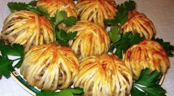 Мясные клубочки. Вкус у блюда, просто пальчики оближешь