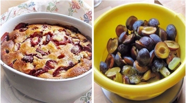 Шарлотка со сливами. Изумительный вкус