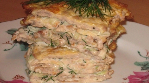 Яично-мясной тортик на сковороде &mdash; вкус шавермы!