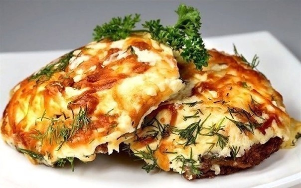 Ароматное мясо под шубой. Ароматное мясо под шубой.