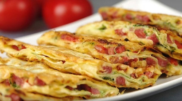 Вкусная закуска из лаваша на быструю руку Вкусная закуска из лаваша на быструю руку