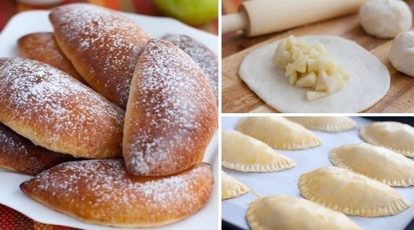 Пышные и румяные, мои любимые пирожки с яблоками!