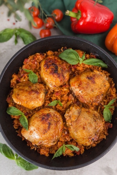 Куриные бедрышки с рисом Куриные бедрышки с рисом