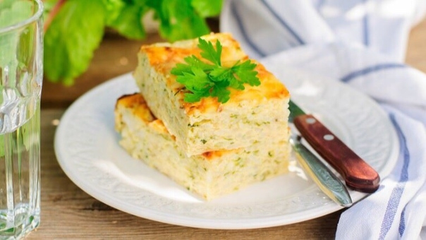 Кабачковый омлет.