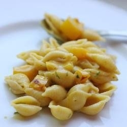 Паста с соусом из тыквы