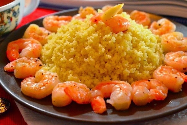 Кус-кус с креветками Кус-кус с креветками