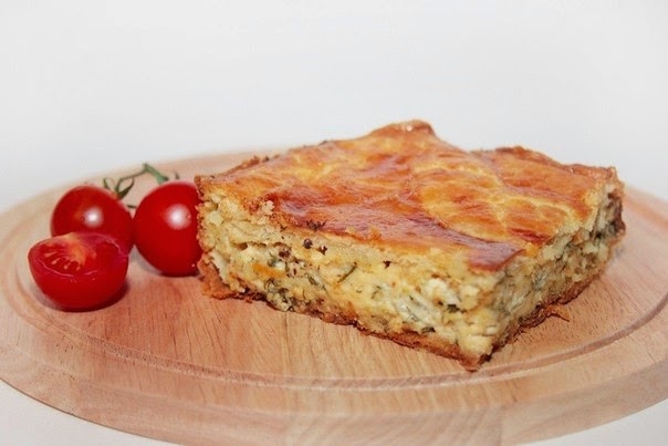 Пирог с сыром и луком Пирог с сыром и луком