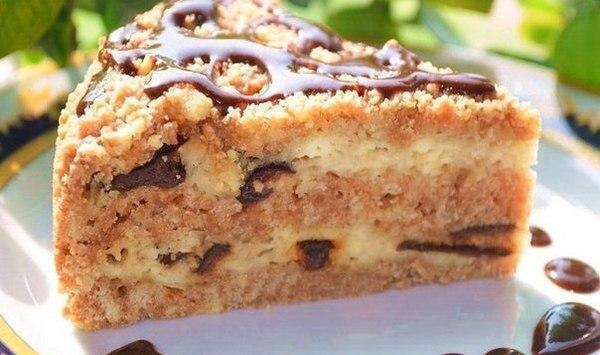 Пирог с черносливом и творогом без яиц Пирог с черносливом и творогом без яиц