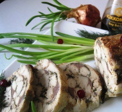 СКУМБРИЯ, ЗАПЕЧЕННАЯ РУЛЕТОМ. ВКУСНАЯ И ДЕРЖИТ ФОРМУ БЕЗ ЖЕЛАТИНА СКУМБРИЯ, ЗАПЕЧЕННАЯ РУЛЕТОМ. ВКУСНАЯ И ДЕРЖИТ ФОРМУ БЕЗ ЖЕЛАТИНА
