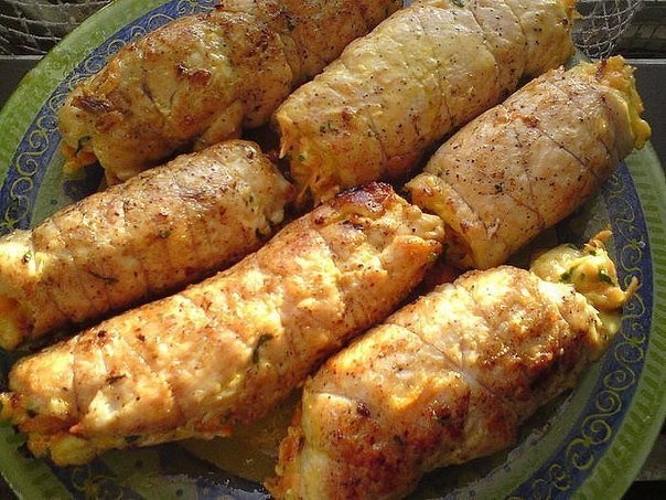 Куриные рулетики "Боярские" покорят ВСЕХ гостей своим нежным вкусом.