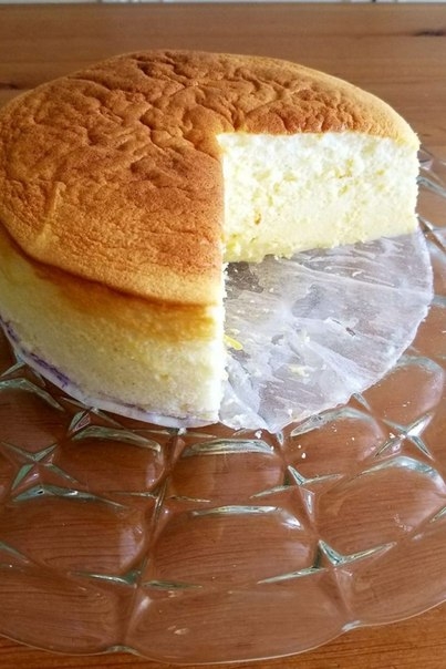 Хлопковый творожный торт. Cotton cheese cake или Japanese cheese cake