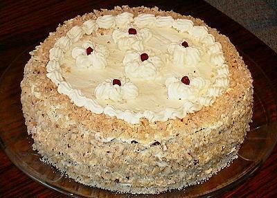 Торт с фундуком и медом Торт с фундуком и медом