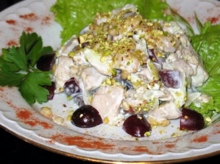 САЛАТ ИЗ КУРИЦЫ ПО-АЗЕРБАЙДЖАНСКИ
