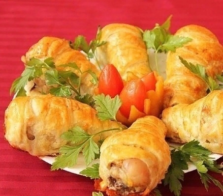 Вкусные куриные ножки в тесте
