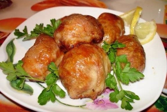 Крученики из индейки (курицы)