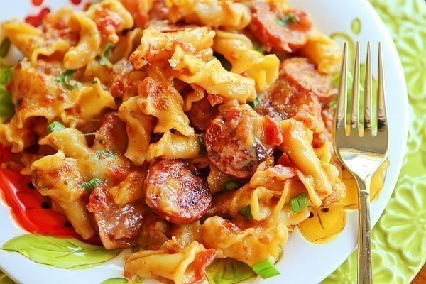 Макароны с сосисками