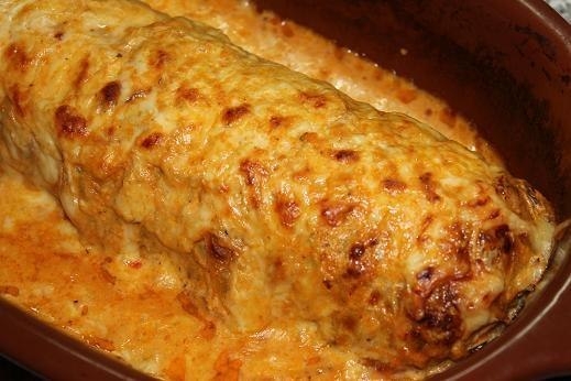Голубец-рулет с пекинской капустой