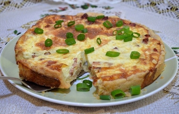 Необычный пирог с камбалой