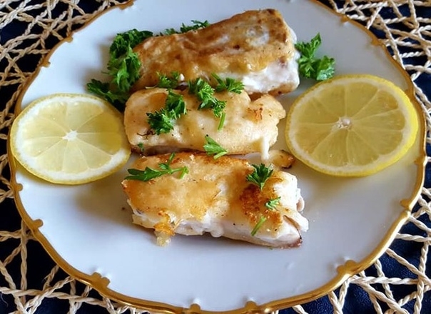 Филе трески в белковом кляре