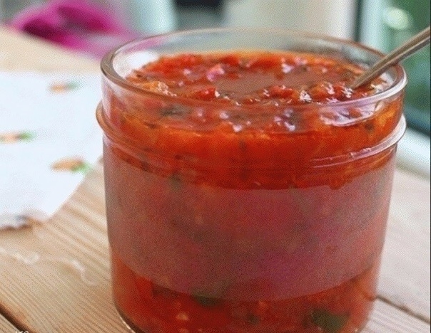 Икра с овощами и яблоками