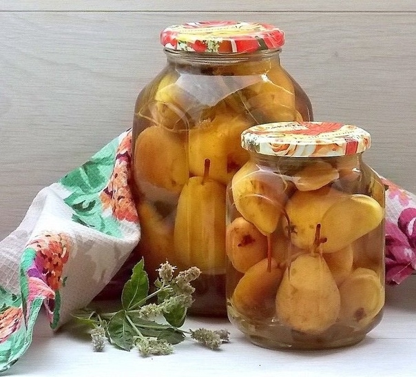 Грушево-мятный компот