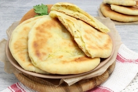 Лепешки с картофелем Лепешки с картофелем