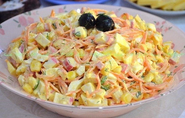 Рецепт приготовления салата с морковью по-корейски "Валерия"
