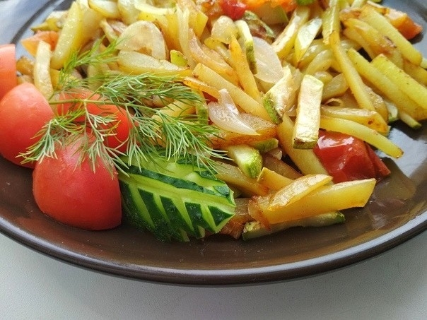 Рагу с кабачками