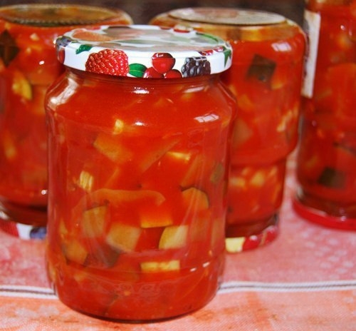 Острое из кабачков