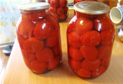 Помидоры маринованные по-домашнему с лимонной кислотой