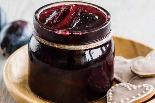 Варенье из слив половинками