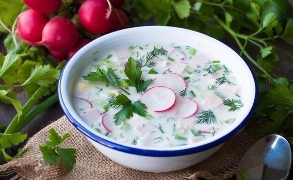ВКУСНЕЙШАЯ ОКРОШКА НА КЕФИРЕ