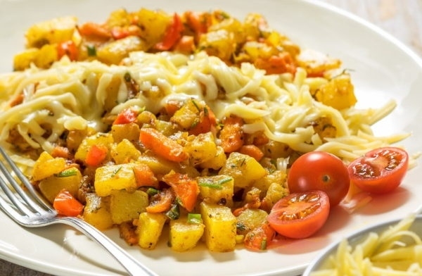 Овощное рагу с сыром Овощное рагу с сыром