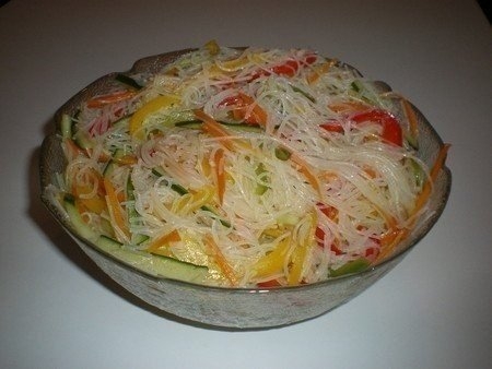"Салат "Фунчоза с овощами"