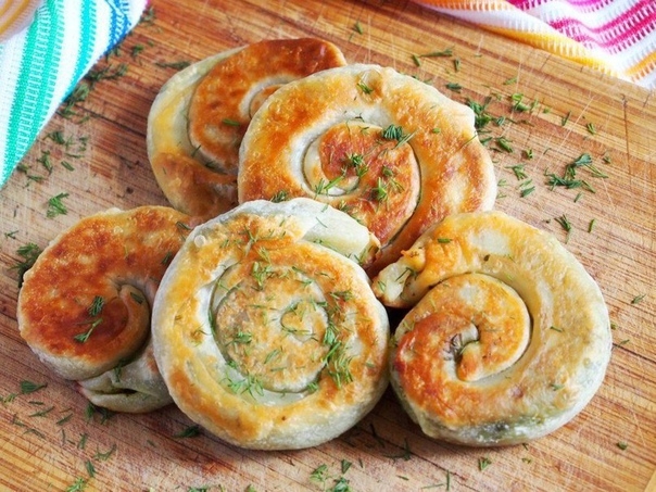 "Улитки" с зеленью