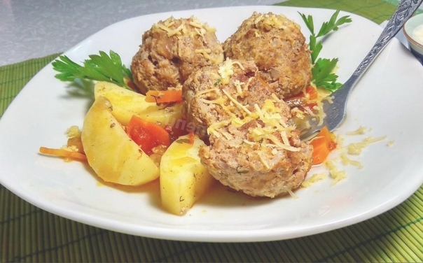 МЯСНЫЕ ТЕФТЕЛИ В ОВОЩНОМ СОУСЕ