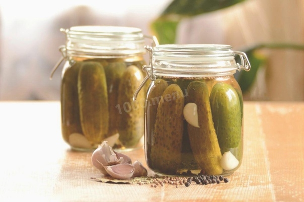 МАРИНОВАННЫЕ ОГУРЦЫ С ЧЕСНОКОМ НА ЗИМУ