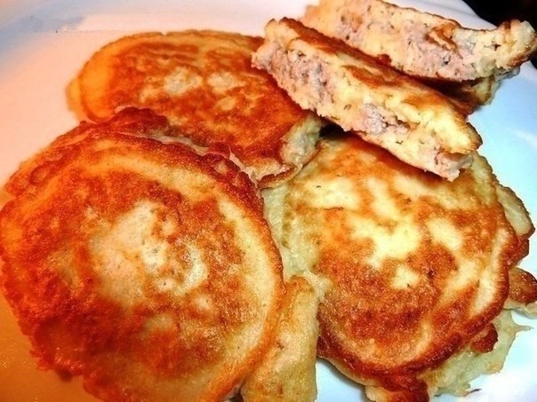 Быстрое блюдо на второе - мясные оладьи!